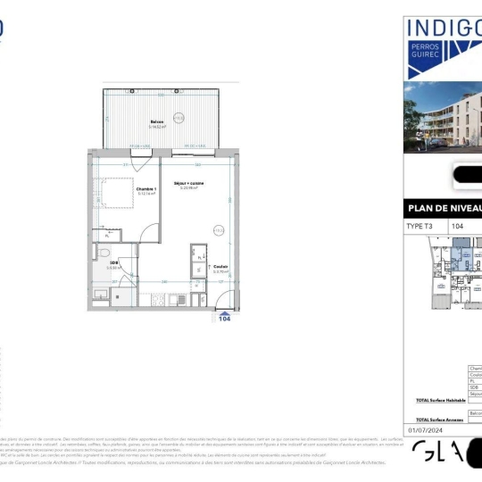  Agence Coté Immo : Appartement | PERROS-GUIREC (22700) | 43 m2 | 247 000 € 